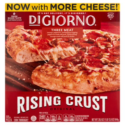 DiGiorno Original Three Meat Rising Crust, Pizza
