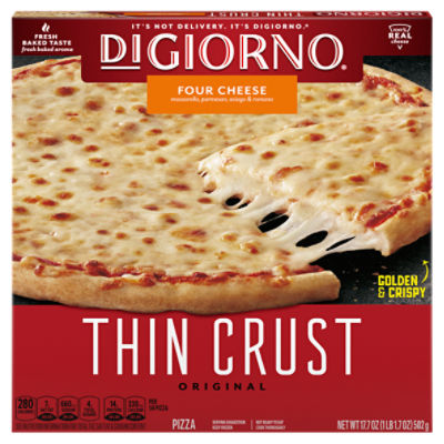 DiGiorno Four Cheese Thin Crust Original Pizza, 17.7 oz ShopRite