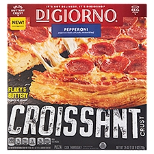 DiGiorno Pepperoni Croissant Crust, Pizza, 25 Ounce