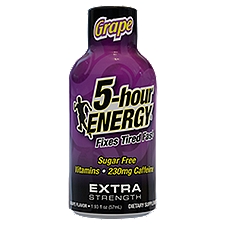 5-hour Energy Extra Strength Grape Flavor Dietary Supplement, 1.93 fl oz