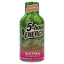 5-hour Energy Extra Strength Strawberry Watermelon Flavor Dietary Supplement, 1.93 fl oz