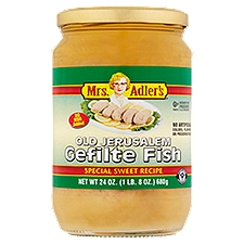Mrs. Adler's Old Jerusalem Gefilte Fish, 24 oz, 24 Ounce