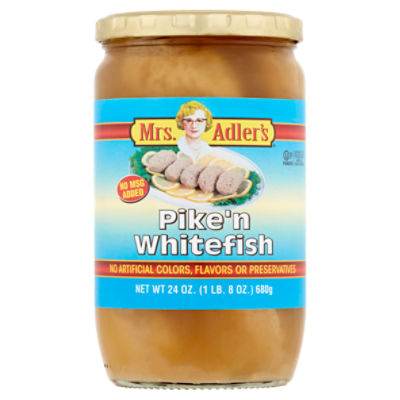 Mrs. Adler's Pike'n Whitefish, 24 oz, 24 Ounce