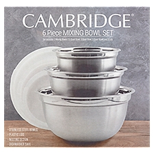 Cambridge 6 Piece Mixing Bowl Set