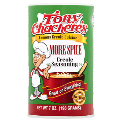 Tony Chachere's More Spice Creole Seasoning, 7 oz - ShopRite