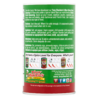 Tony Chachere's Famous Creole Seasoning