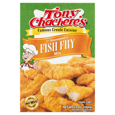 Tony Chachere's Seasoned Fish Fry Mix, 10 oz