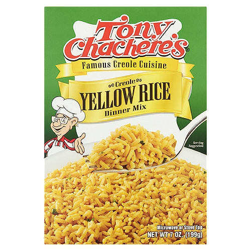 Tony Chachere's Creole Yellow Rice Dinner Mix, 7 oz
