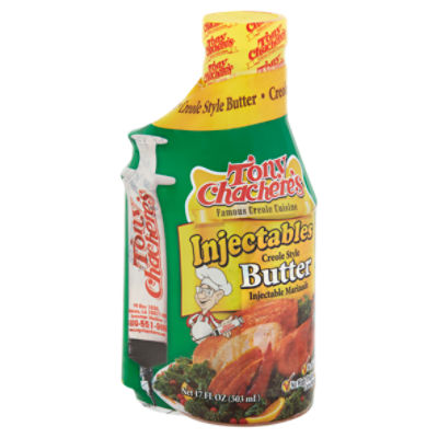 Tony Chacheres Marinade, Butter, Creole Style, Injectable - 17 fl oz