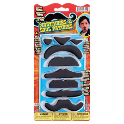 Good Things Mustaches & Soul Patches, Age 4+, 9 count