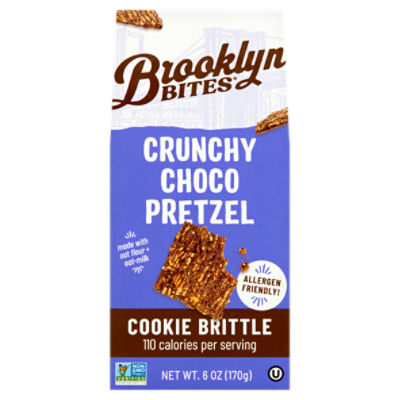 Brooklyn Bites Crunchy Choco Pretzel Cookie Brittle, 6 oz