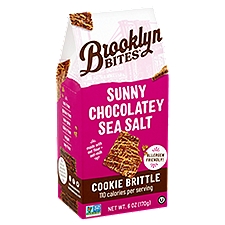 Brooklyn Bites Sunny Chocolatey Sea Salt Cookie Brittle, 6 oz