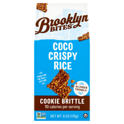 Brooklyn Bites Coco Crispy Rice Cookie Brittle, 6 oz