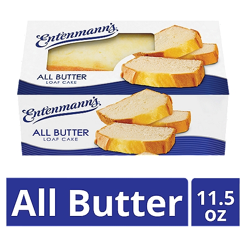 Entenmann's All Butter Loaf Cake, 11.5 oz
Classic Entenmann's rich and moist all butter loaf cake