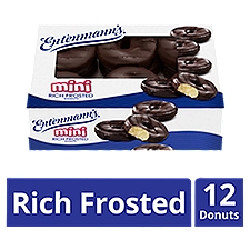Entenmann's Mini Rich Frosted Donuts, 12 count, 14 oz
