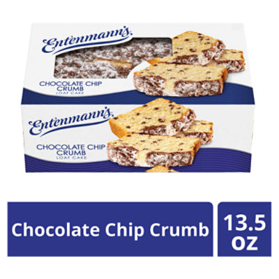 Entenmann's Chocolate Chip Crumb Loaf Cake, 13.5 oz, 13.5 Ounce