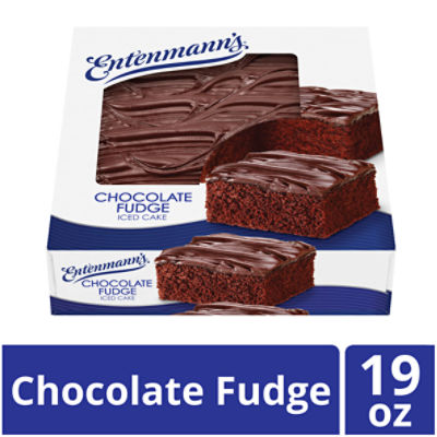 Entenmann's Chocolate Fudge Iced Cake, 3 oz