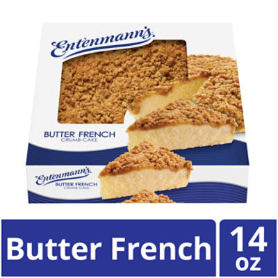 Entenmann's Butter French Crumb Cake, 14 oz, 14 Ounce