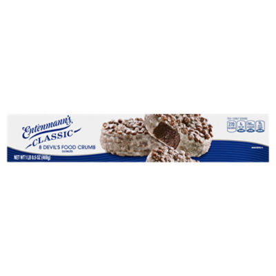Entenmann's Devil's Food Crumb Donuts, 8 count Fairway