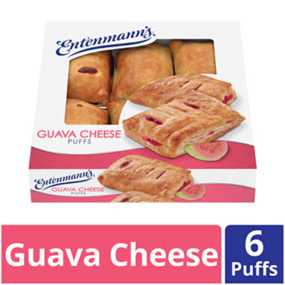 Entenmann's Guava Cheese Puffs, 6 count, 1 lb 1 oz