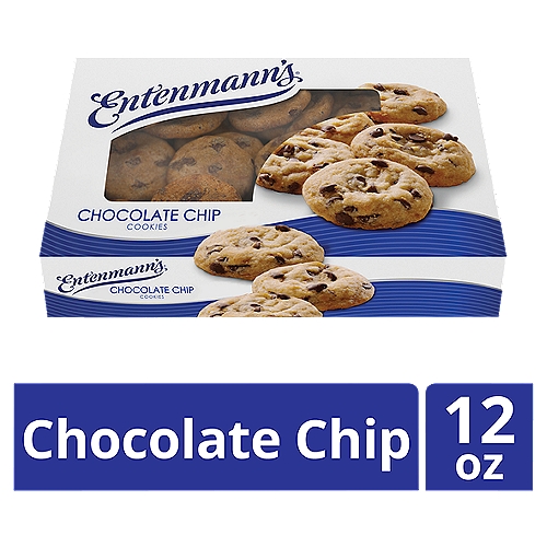 Entenmann's Chocolate Chip Cookies, 12 oz
A box of your favorite soft-baked Chocolate Chip Cookies, baked fresh just for you