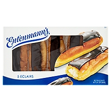 Entenmann's Eclairs, 5 count, 1 lb 1 oz