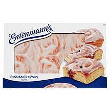 Entenmann's Cinnamon Swirl, Buns, 18 Ounce