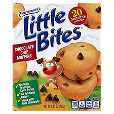Little Bites Chocolate Chip, Muffins, 8.3 Ounce