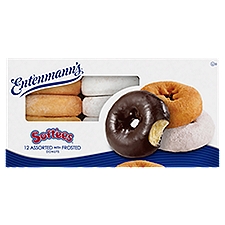 Entenmann's Softees Assorted With Frosted Donuts 12 count, 20.5 Ounce