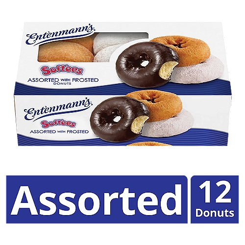 Entenmann's Soft'ees Donuts, 12 count, 4.5 oz