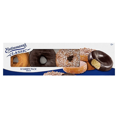 Entenmann's Donuts Variety Pack, 8 count, 15 oz