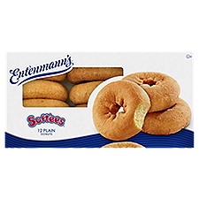 Entenmann's Soft'ees Plain, Donuts, 17 Ounce