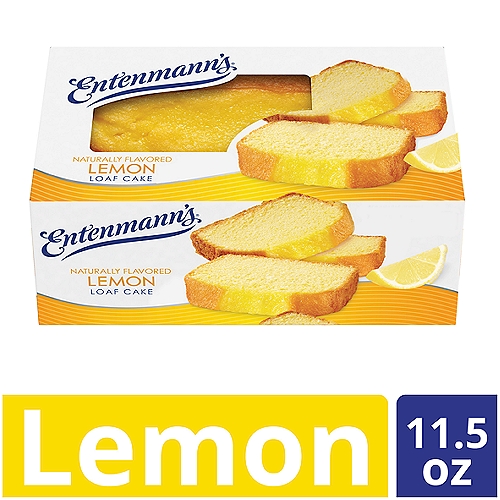 Entenmann's Lemon Loaf Cake Limited Edition, 11.5 oz
Fresh Lemon Flavor makes this loaf cake perfect as a snack or light dessert.