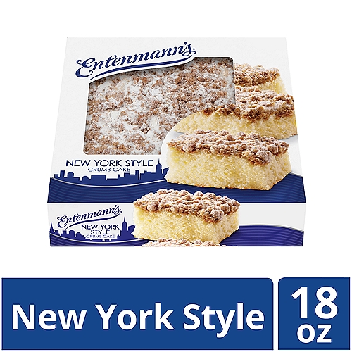 Entenmann's New York Style Crumb Cake, 1 lb 2 oz