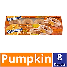 Entenmann's Pumpkin Donuts, 8 count, 1lb, 16 Ounce