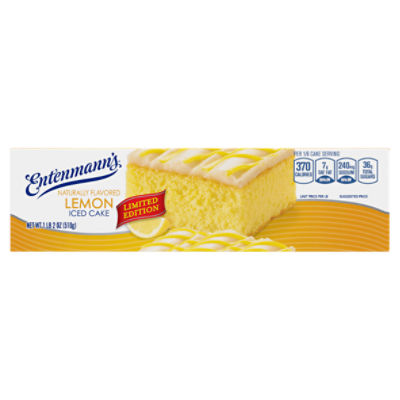 Entenmann's Lemon Iced Cake Limited Edition, 1 lb, 18 Ounce