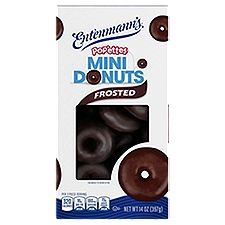 Entenmann's Pop'ettes Rich Frosted Donuts, 14 oz