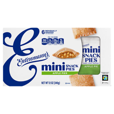 Entenmann's Minis Apple Snack Pies, 6 count, 12 oz