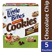 Entenmann's Little Bites Soft Baked Mini Chocolate Chip Cookies, 30 count, 6.88 oz