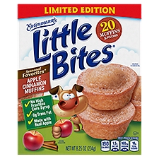 Entenmann's Little Bites Apple Cinnamon, Muffins, 8.25 Ounce