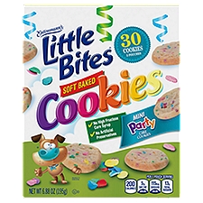 Entenmann's Little Bites Soft Baked Mini Party Cake Cookies, 30 count, 6.88 oz