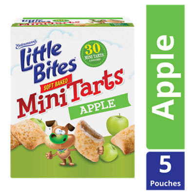 Entenmann's Little Bites Apple Soft Baked Mini Tarts, 5 pouches, 7 oz