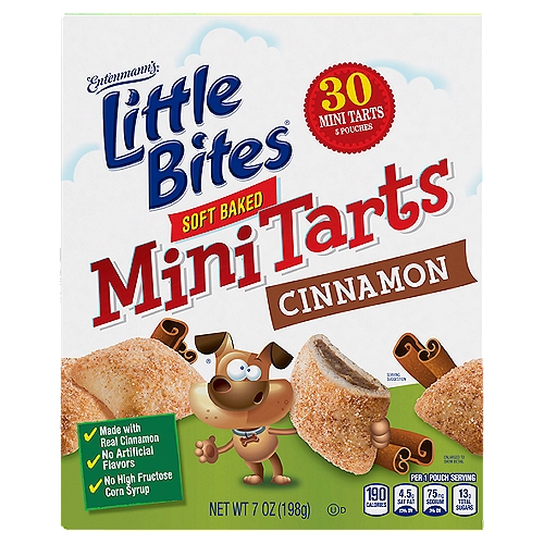 Entenmann's Little Bites Soft Baked Cinnamon Mini Tarts, 7 oz