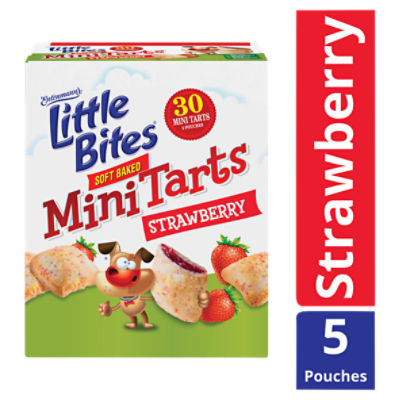 Entenmann's Little Bites Strawberry Soft Baked Mini Tarts, 30 count, 7 oz