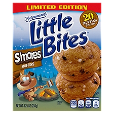 Entenmann's Little Bites S'mores, Muffins, 8.25 Ounce