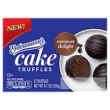 Entenmann's Chocolate Delight Cake Truffles, 8 count, 9.1 oz