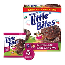 Entenmann's Little Bites Chocolate Party Cake Muffins Limited Edition, 20 count, 8.25 oz