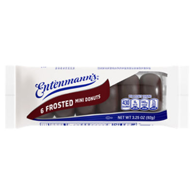 Entenmann's Frosted Mini Donuts, 6 count, 3.25 oz
