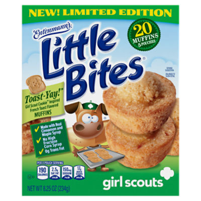 Entenmann's Little Bites® Girl Scout Toast-Yay!™ Mini Muffins, 5 pouches, 8.25 oz, 8.25 Ounce