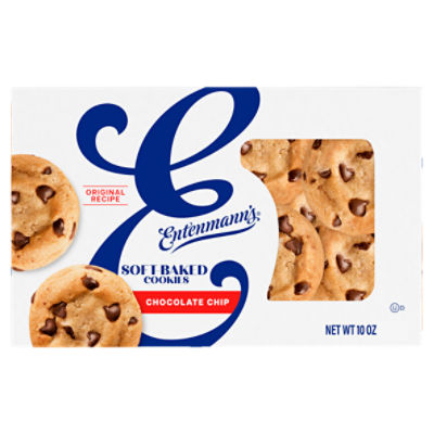 Entenmann's Chocolate Chip Soft-Baked Cookies, 10 oz